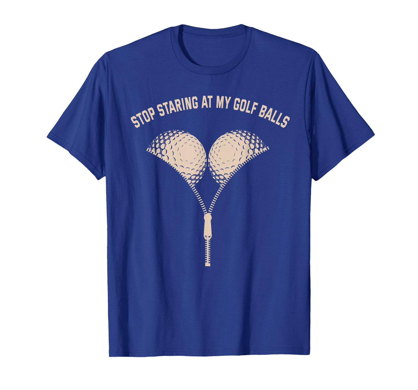 Funny Womens Golf Stop Staring at My Golf Balls T-Shirt