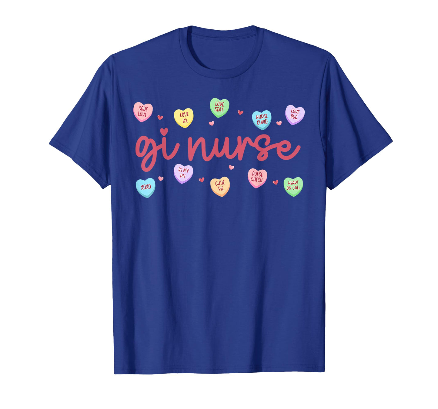 GI Nurse Valentines Day Conversation Heart Gastrointestinal T-Shirt