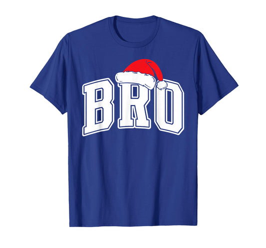Bro Claus Christmas Matching Family Xmas Pajama Brother T-Shirt