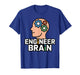 Engineer Brain Gears Head Silhouette T-Shirt
