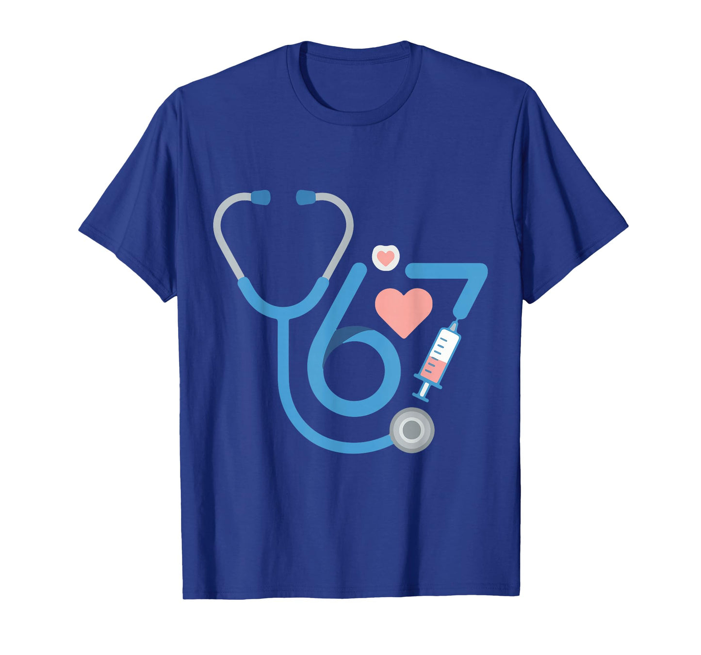 Funny 67 Meme Nurse Six Seven Nursing Humor Women Men T-Shirt