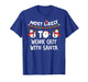 Most Likely to Work Out with Santa Family Christmas Holiday T-Shirt
