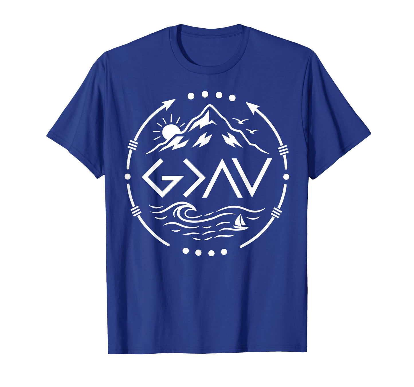 God is Faithful More Than Highs and Lows Christian T-Shirt