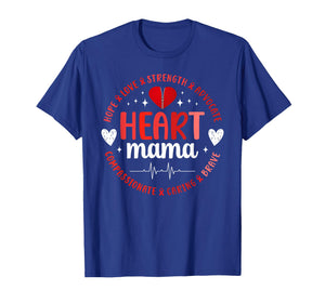 Heart Mama CHD Mom Congenital Heart Disease Mom T-Shirt