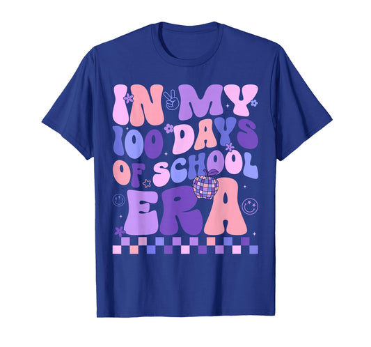 in My 100 Days of School Era Retro 100th Day of School 2026 T-Shirt