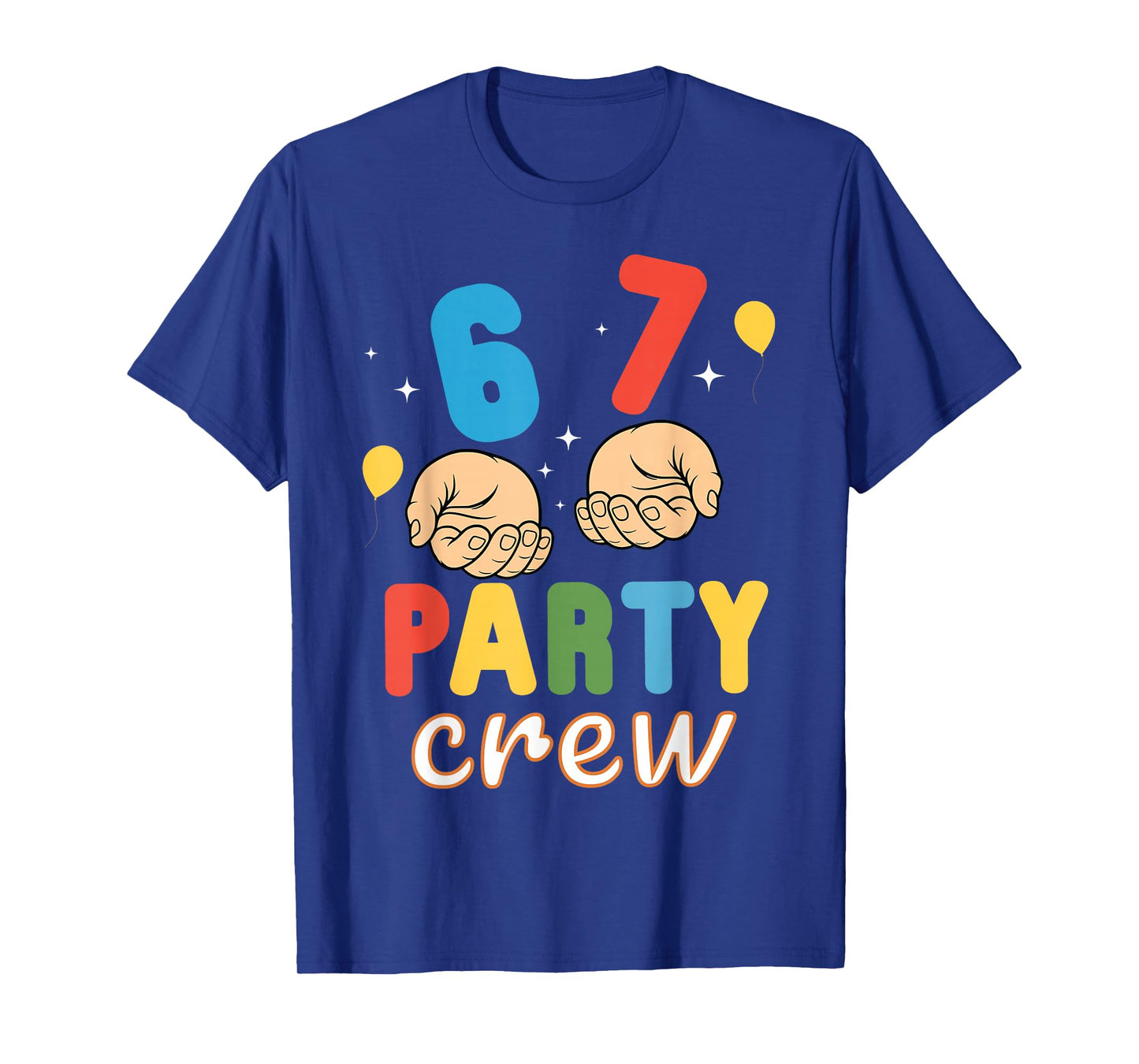 Matching 6 7 Themed Birthday Party Boys Kids Funny 67 Meme T-Shirt