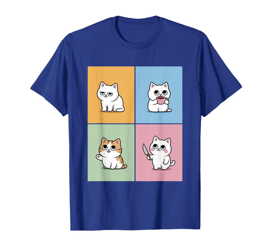 Cute Cartoon Cats T-Shirt