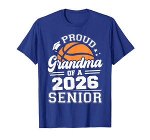 Proud Grandma of A 2026 Senior Basketball Graduation Grandma T-Shirt