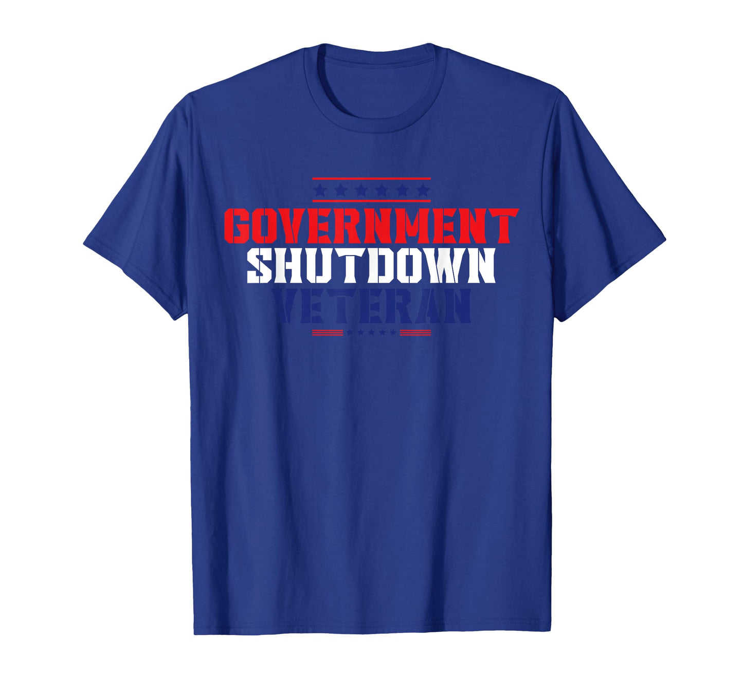 Government Shutdown Veteran USA T-Shirt