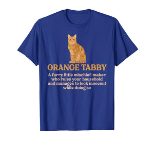 Funny Orange Tabby Cat Owner Orange Tabby Cat Lover T-Shirt