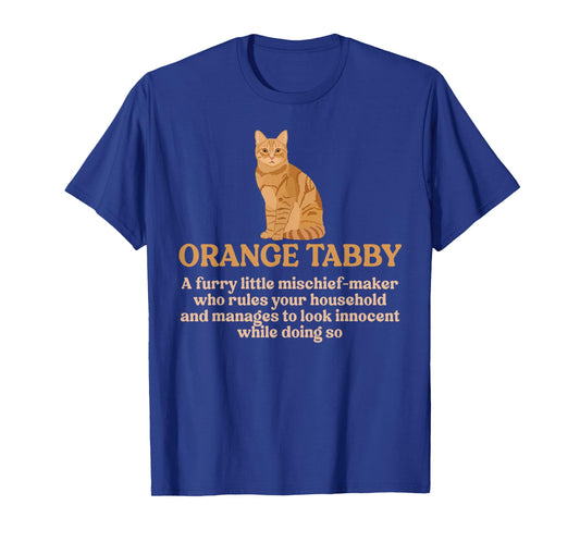 Funny Orange Tabby Cat Owner Orange Tabby Cat Lover T-Shirt