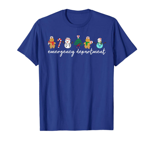 Christmas Emergency Room ER RN Nurse Department Healthcare T-Shirt
