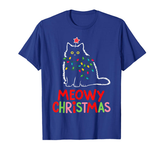 Meowy Christmas cat T-Shirt
