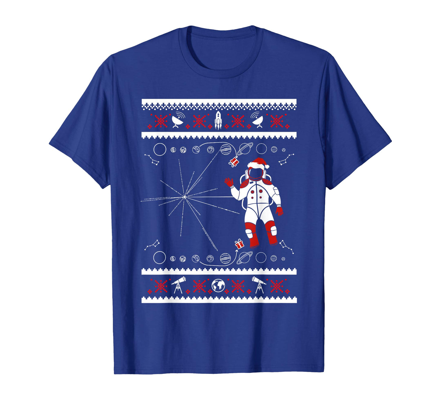Science Astronaut Christmas Men Women Kids Funny Space T-Shirt