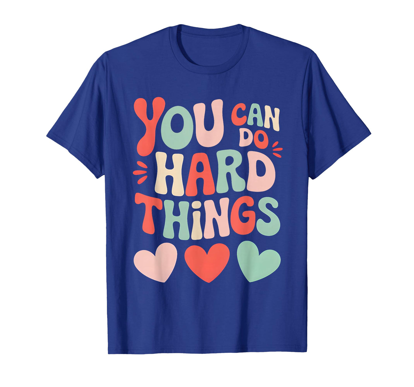 Groovy Test Day Teacher You Can Do Hard Things Women Kids T-Shirt