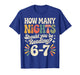 Funny Reading 6 7 Six Seven Meme English Teacher Book Lover T-Shirt