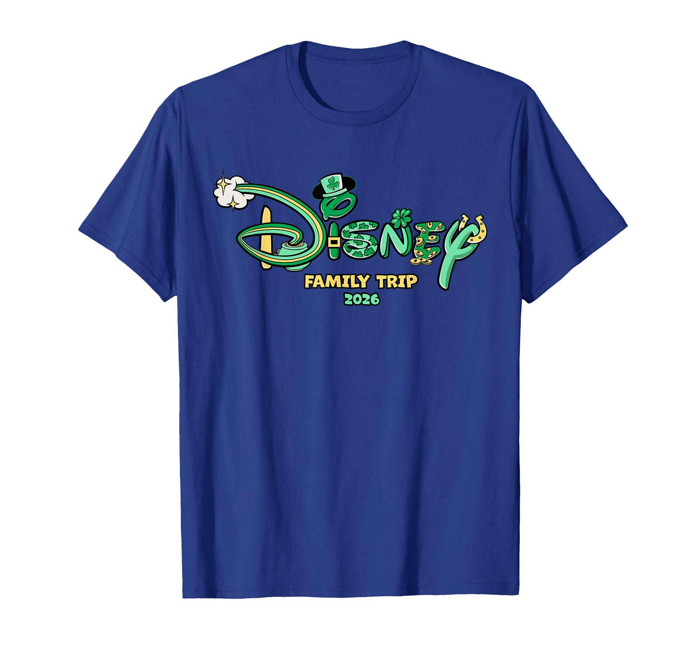 Disney St. Patrick's Day Family Trip 2026 Matching Vacation T-Shirt