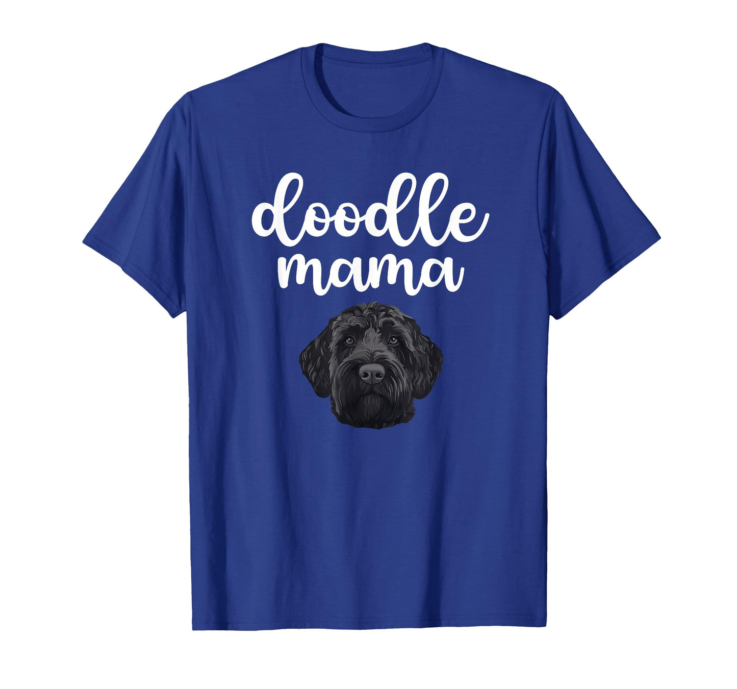 Black Doodle Mama Black Goldendoodle Owner Black Doodle Mom T-Shirt