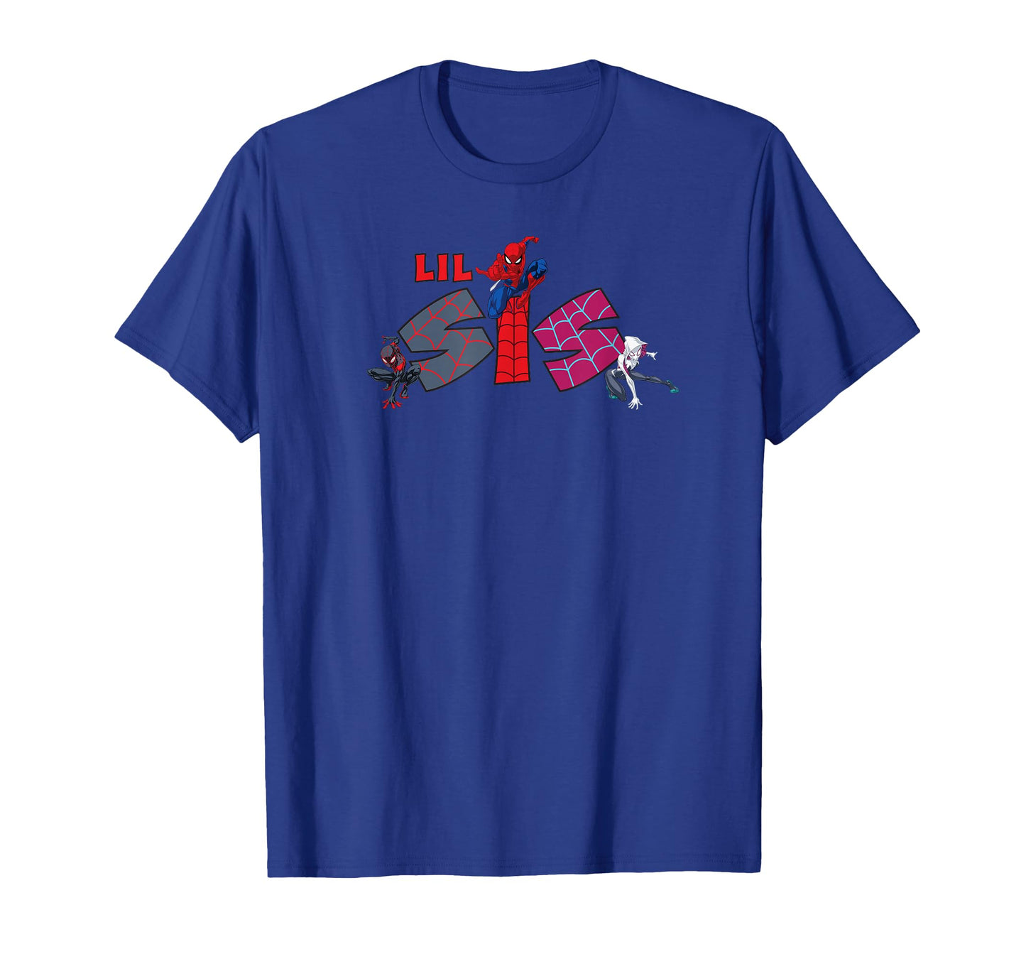 Marvel Spider-Man Trio Lil Sis Sister Family Trip Matching T-Shirt