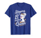 Stepping Into My 21st Birthday 21 Years Old Women Bday Gifts T-Shirt