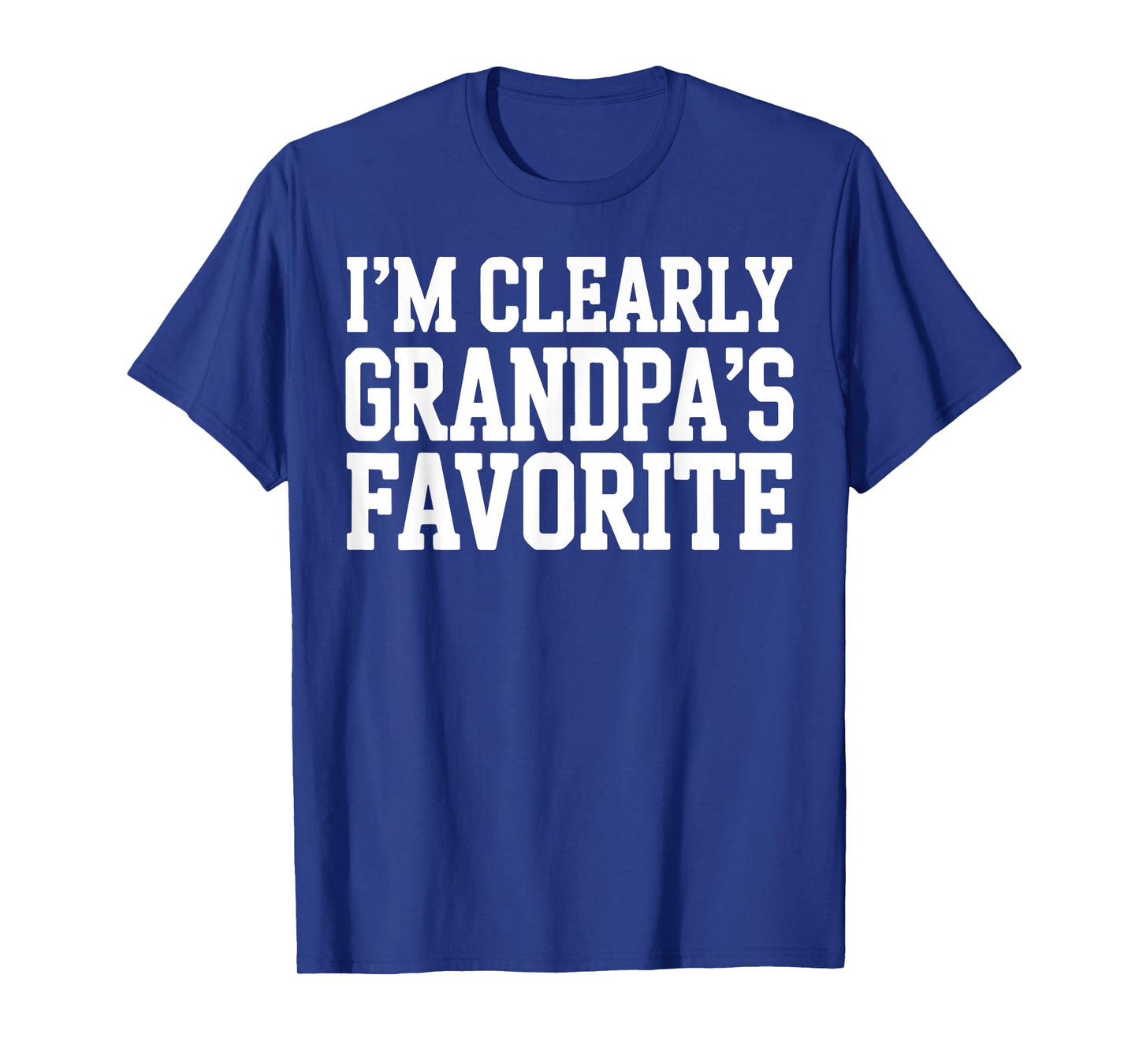 Im Grandpa's Favorite, Funny Proud Grandpa Grandchild Kids T-Shirt