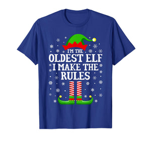 I'm The Oldest Elf Funny Christmas Family Matching T-Shirt