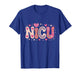 NICU Love Hearts Valentines Day Neonatal Intensive Care Unit T-Shirt