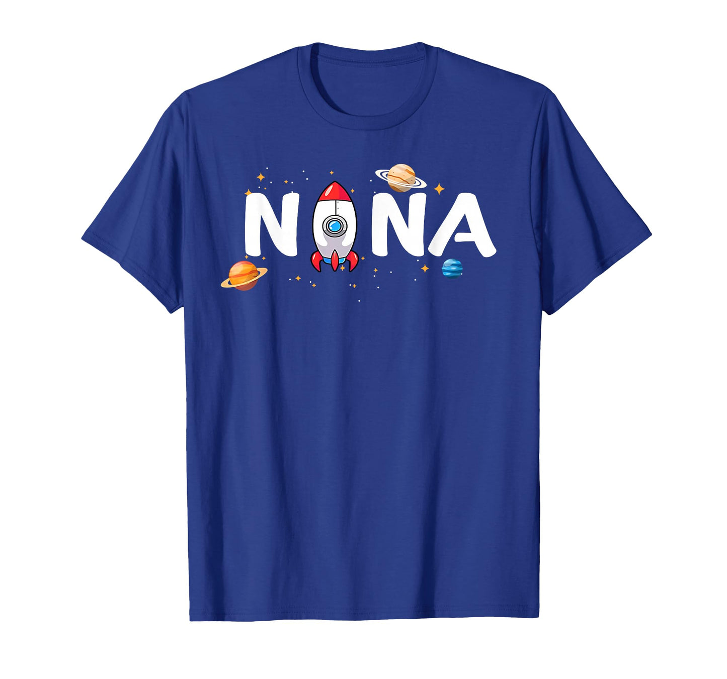 Nana of The Birthday Boy Astronaut 1st Birthday Family T-Shirt