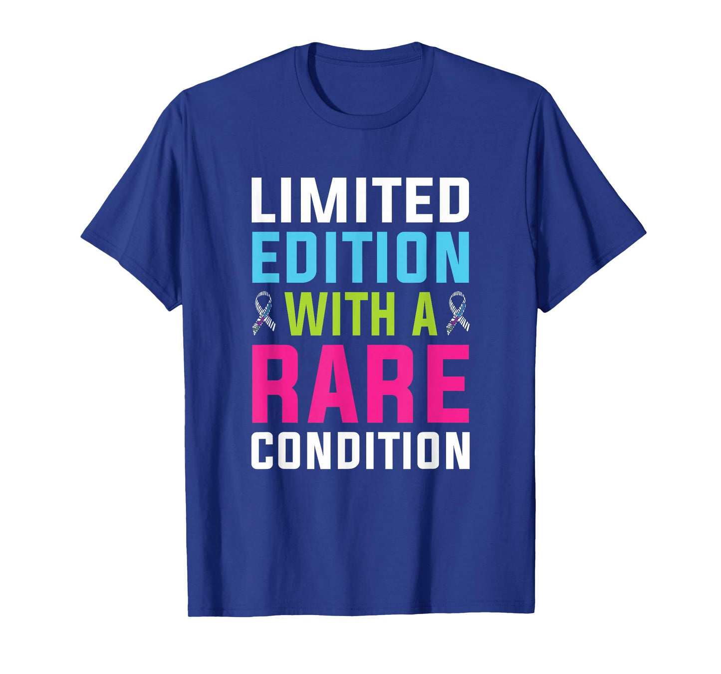 Rare Disease Awareness Day 2026 Rare Condition Zebra Ribbon T-Shirt