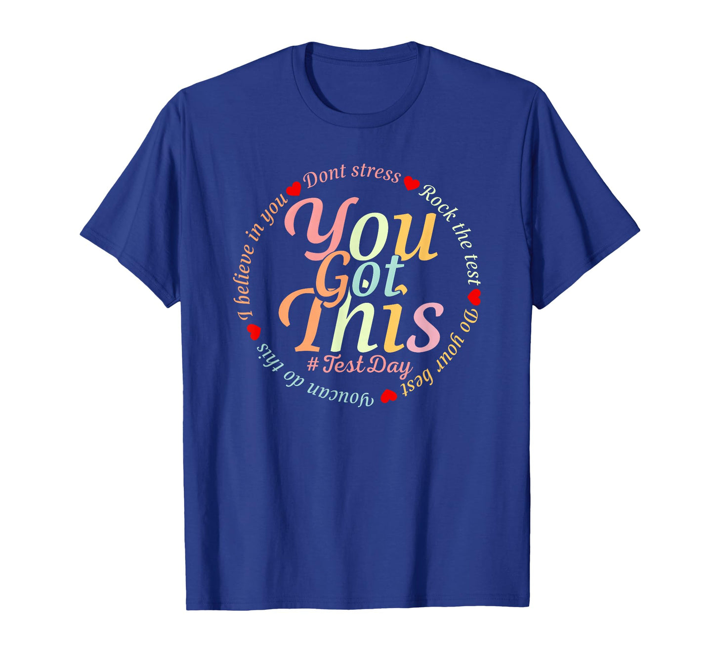 You Got This Don't Stress Rock The Test Test Day Teacher Kid T-Shirt