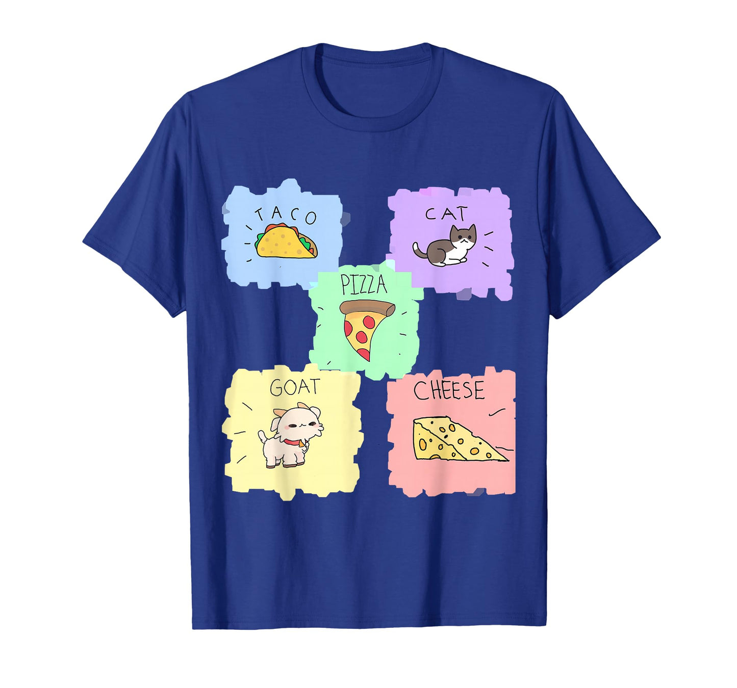 Taco Cat Goat Cheese Pizza Artwork 2 T-Shirt