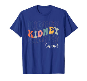 Retro Groovy Kidney Squad Nephrology Nurse Dialysis Tech T-Shirt