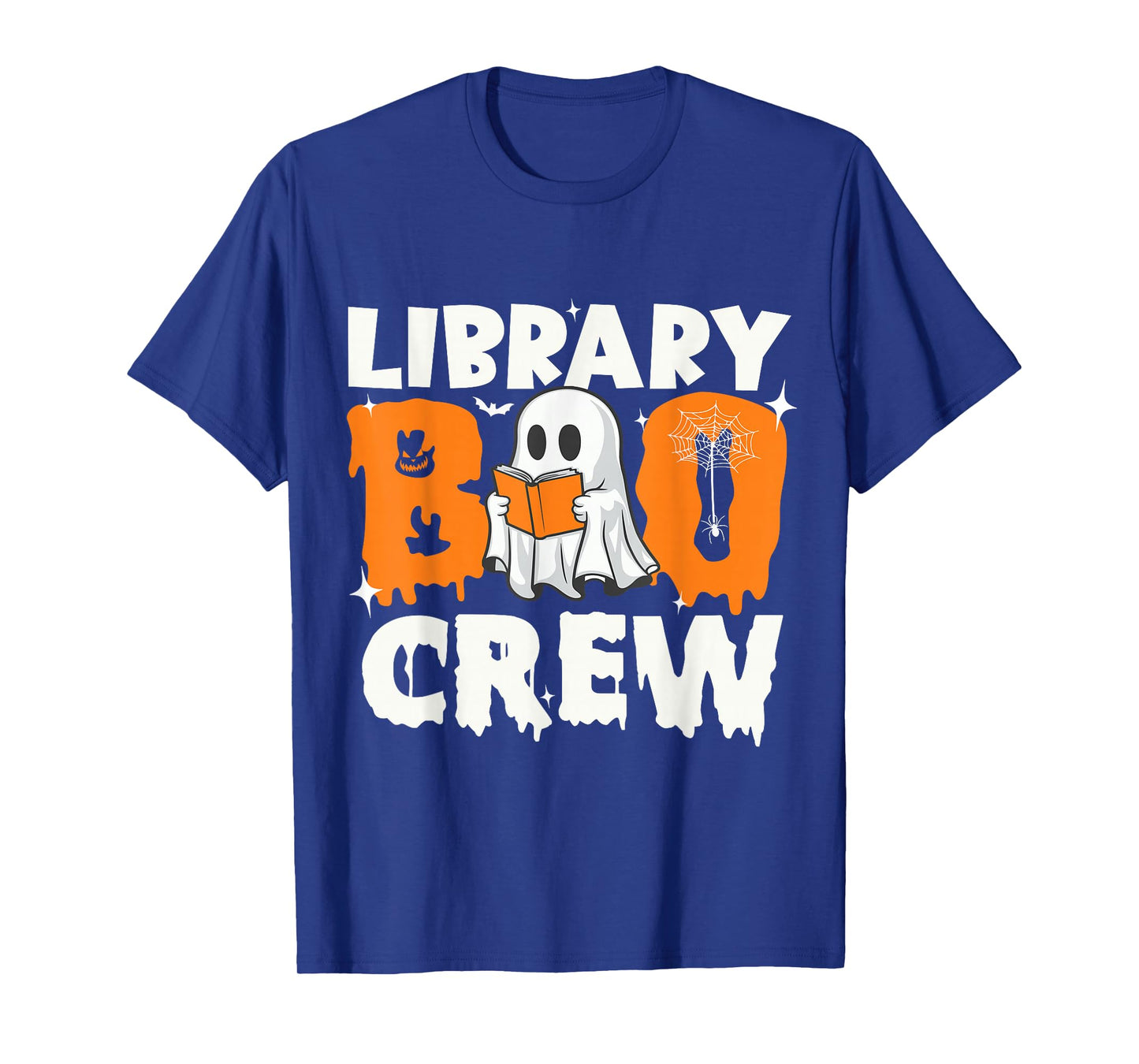 Library Boo Crew Book Lovers Funny Halloween T-Shirt