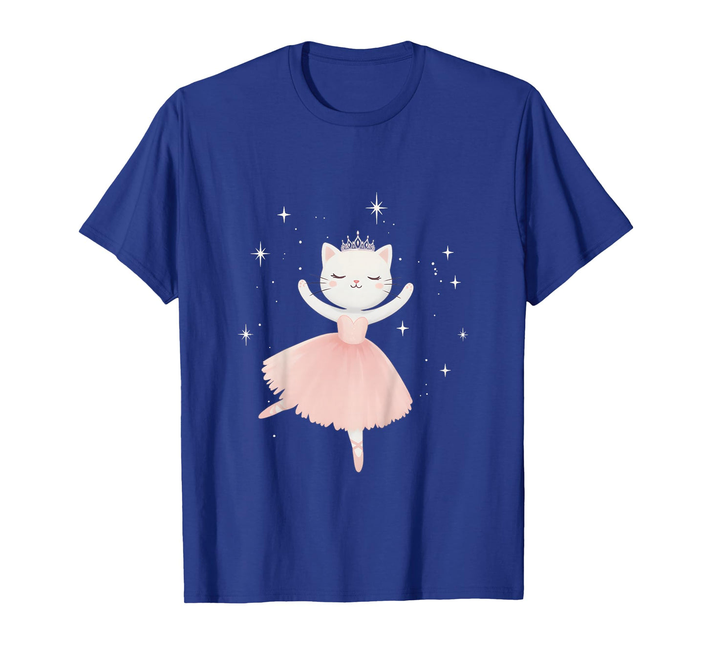 Ballerina Cat Princess Shirt Ballet Dance Toddlers Girls T-Shirt