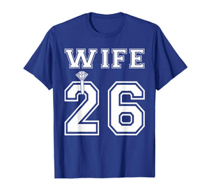 Wife 2026 Husband Matching Engagement Party Honeymoon T-Shirt
