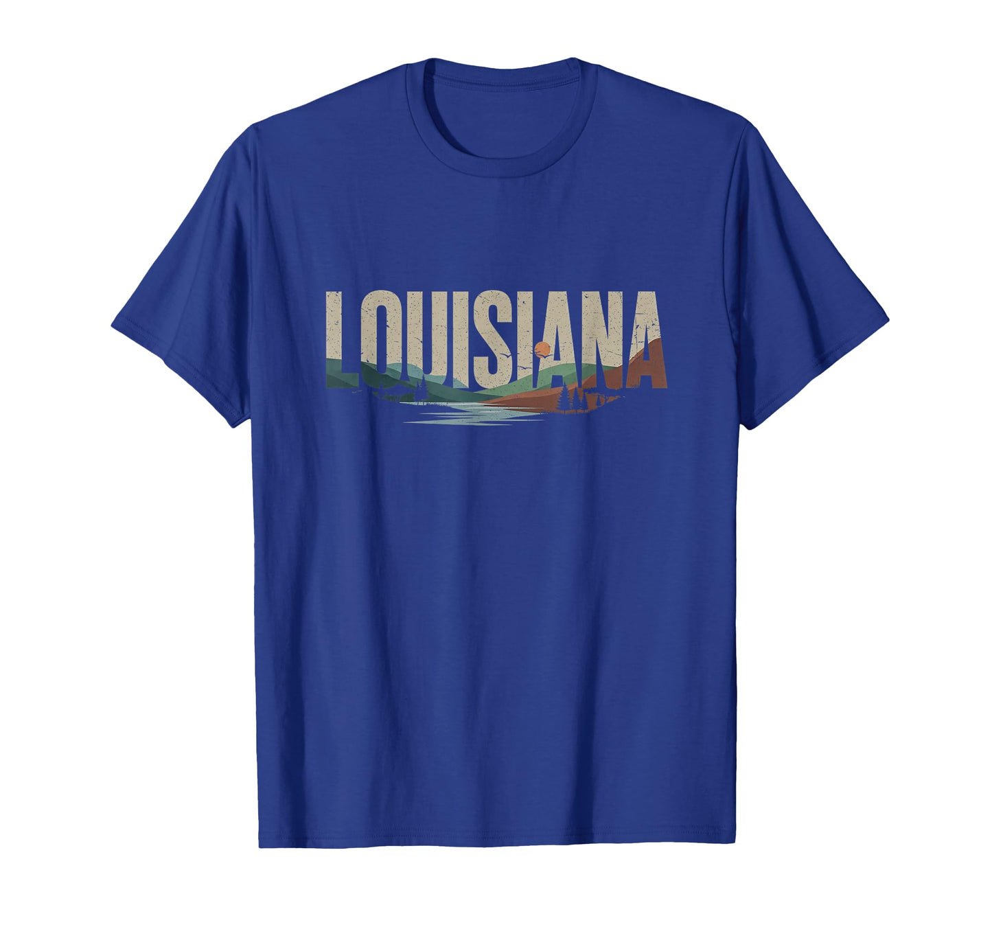 Retro Louisiana Artwork T-Shirt
