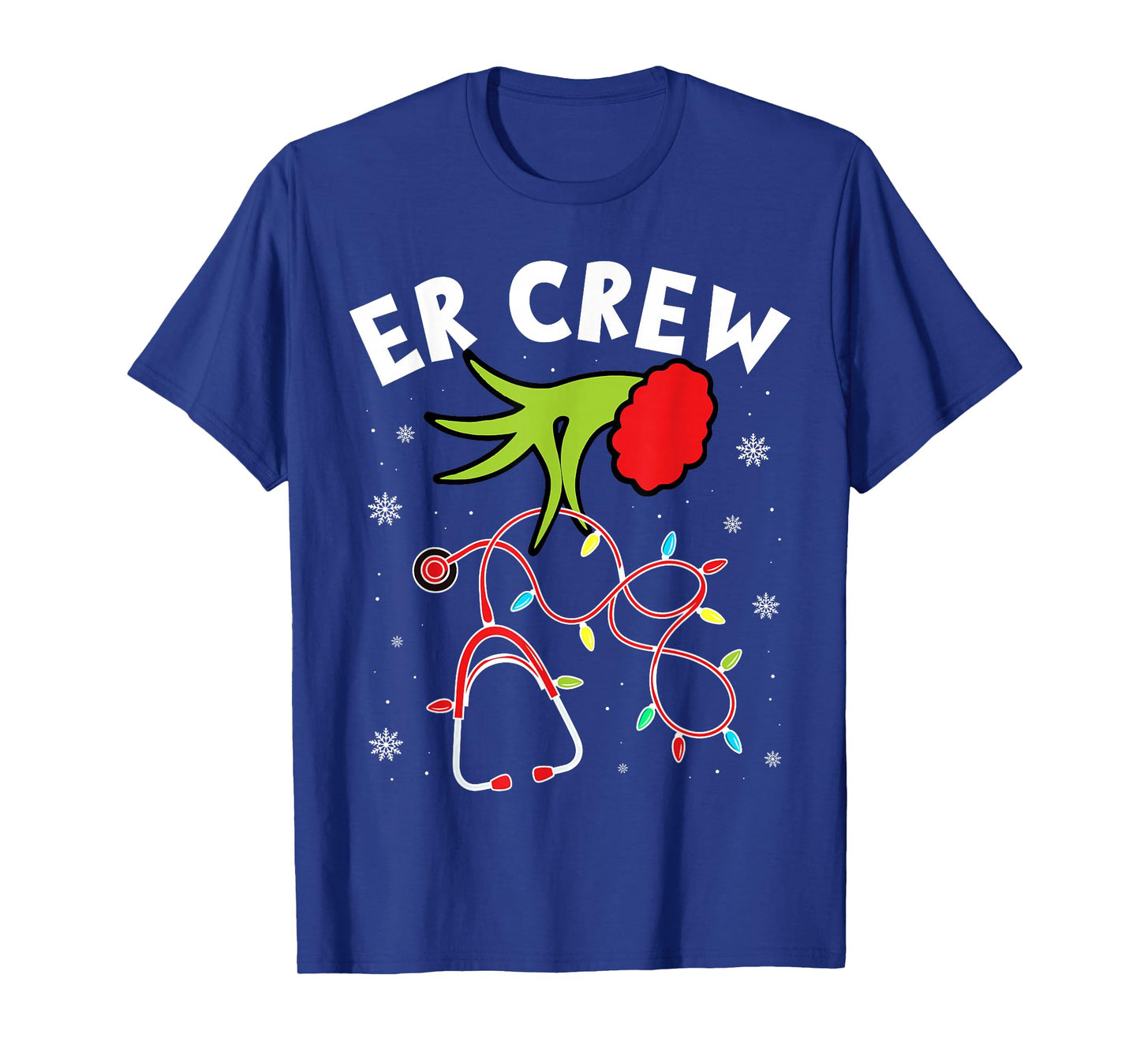 Emergency Room Christmas Er Crew Nurse Xmas Holiday Nursing T-Shirt