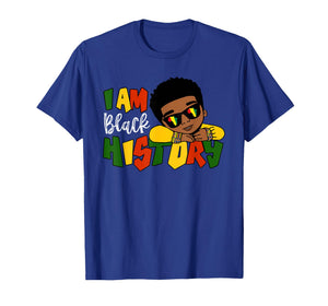 I Am Black History Month Boys Kids African American T-Shirt