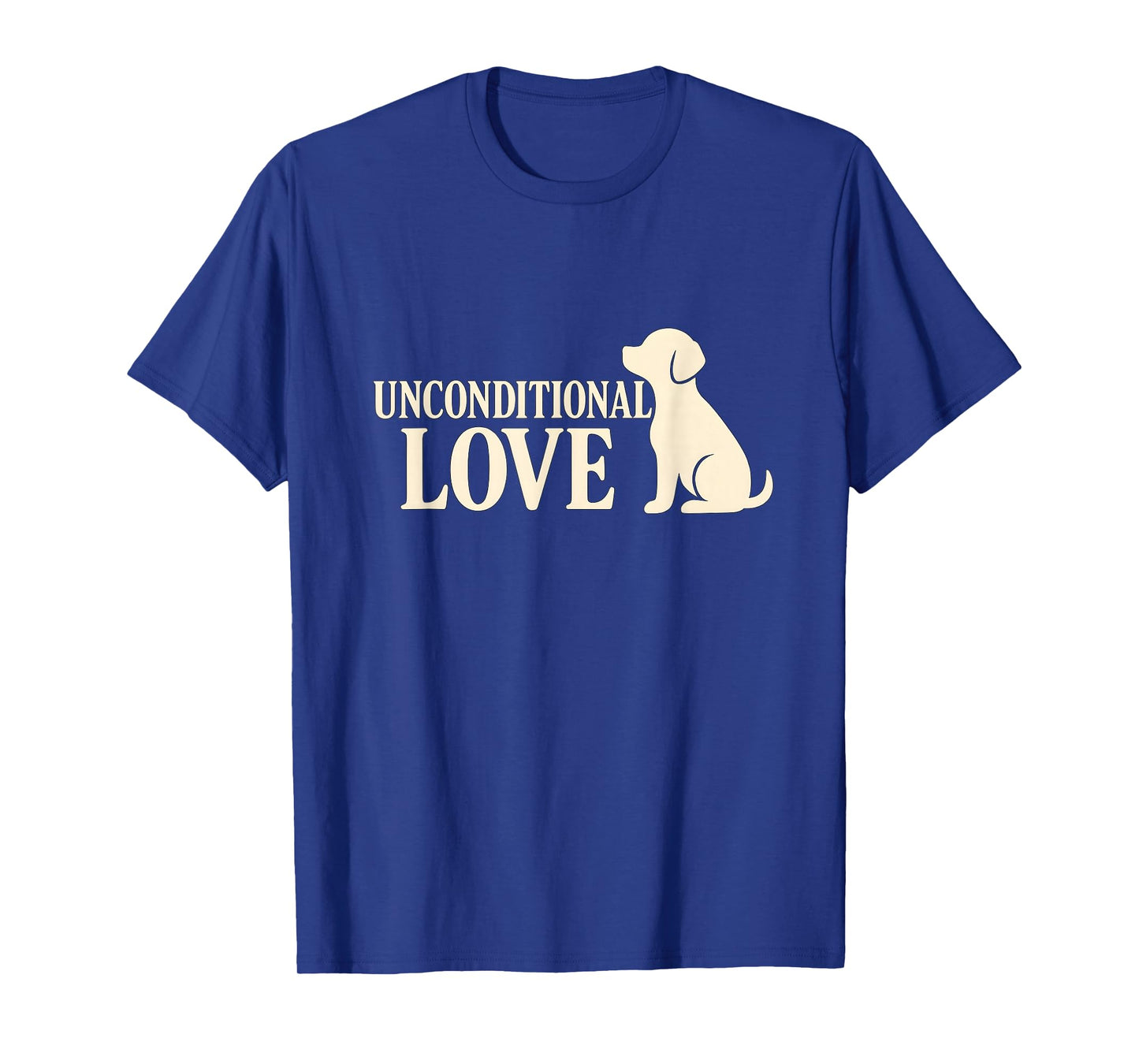 Unconditional Love Dog Silhouette T-Shirt