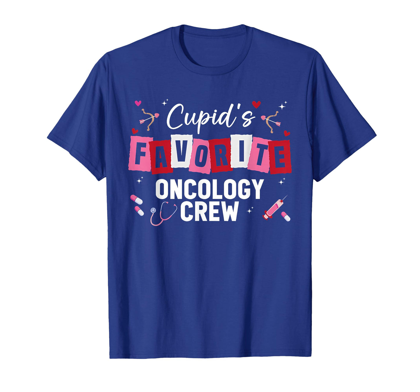 Cupid's Favorite Oncology Crew Nurse Valentine Day Hemonc T-Shirt