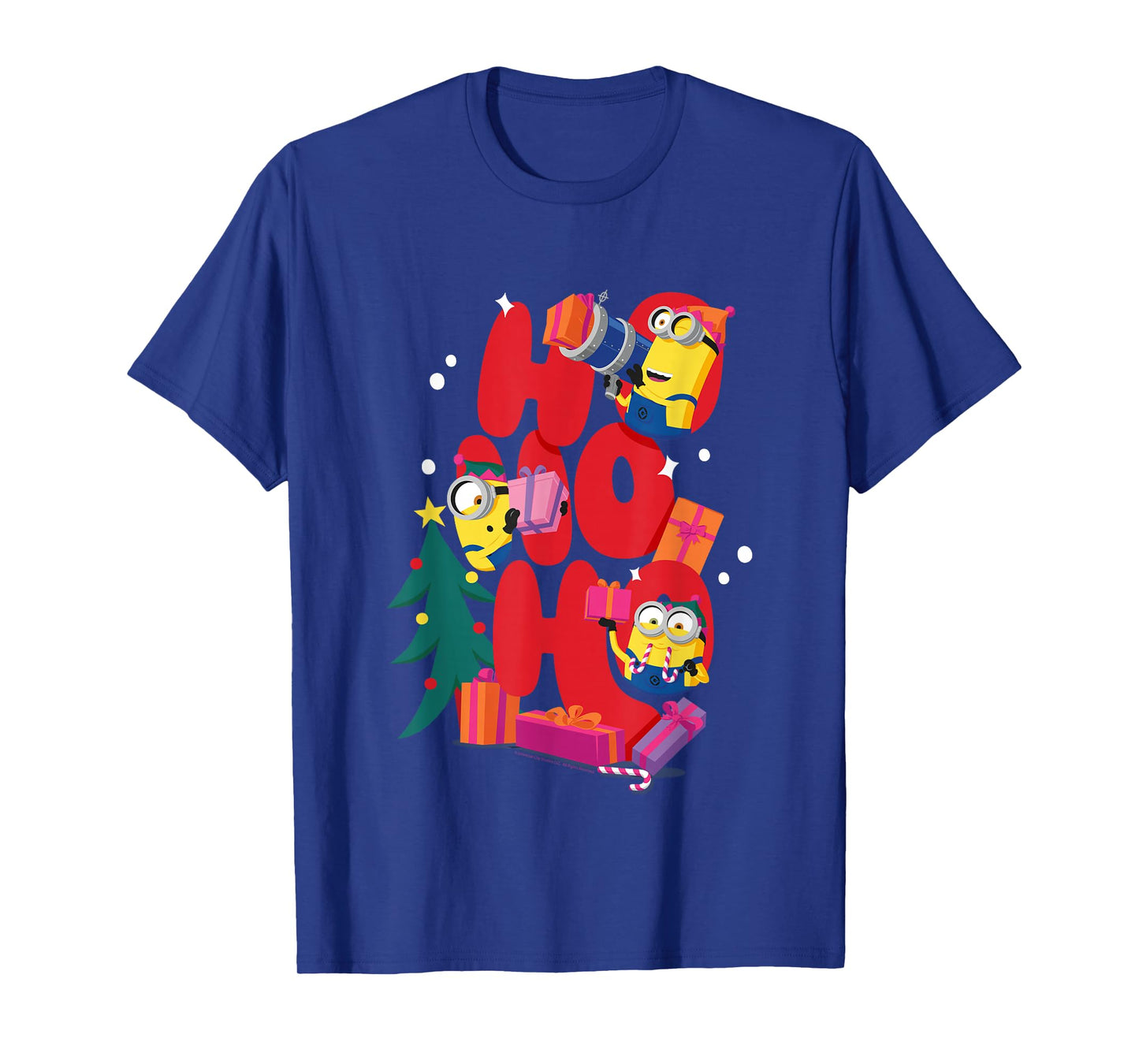 Ho Ho Ho Minions Christmas Fun Cheer T-Shirt