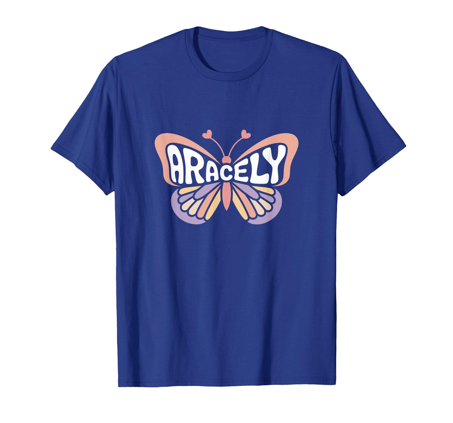Aracely Butterfly - Personalized Cute Name Word Art T-Shirt