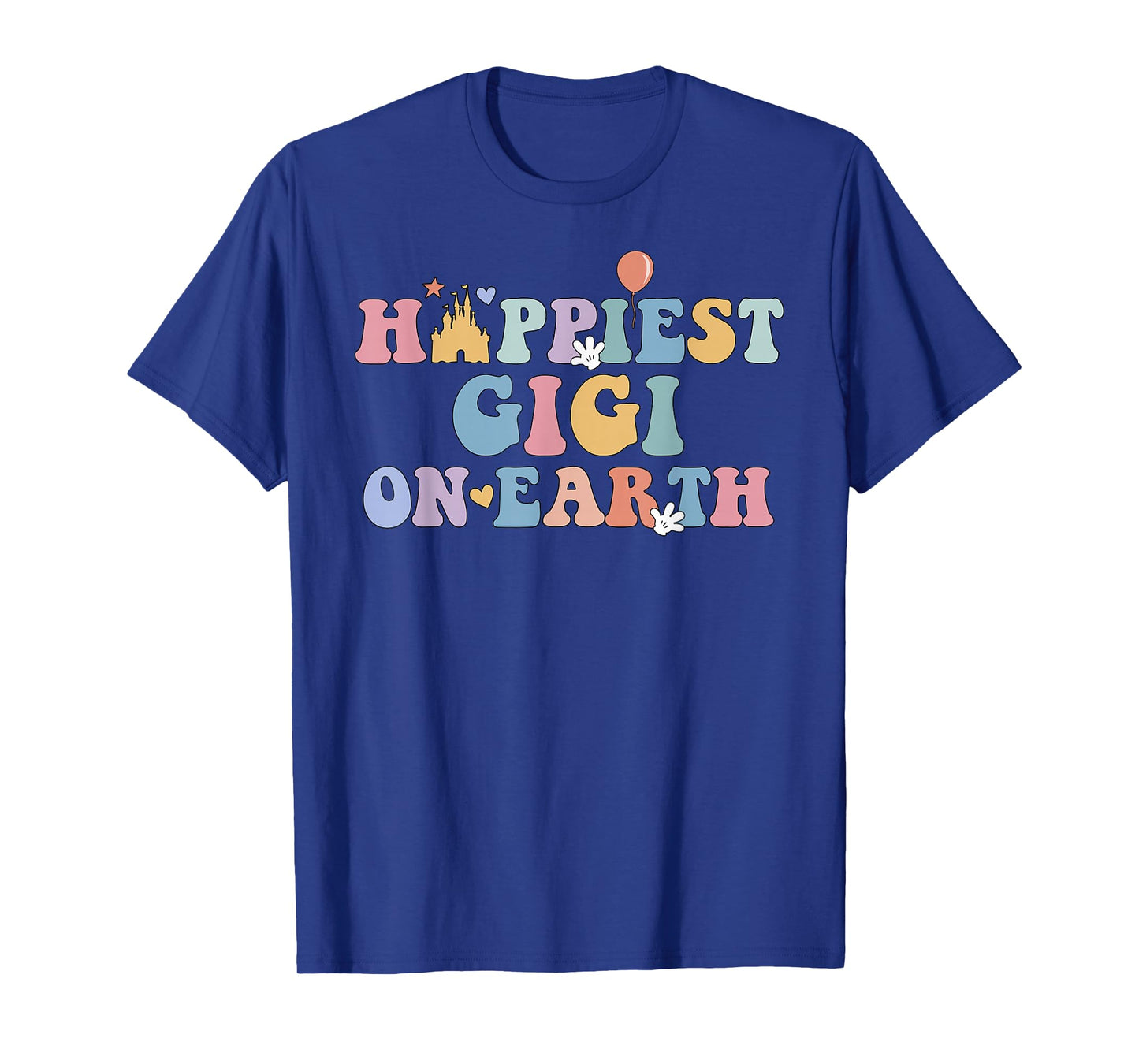 Happiest Gigi On Earth Happiest Grandma Matching Family Trip T-Shirt
