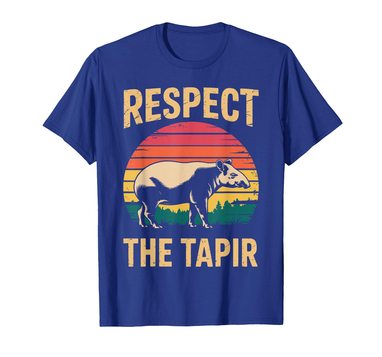 Funny Tapir Art for Men Women Zoo Animal Zookeeper Tapir T-Shirt