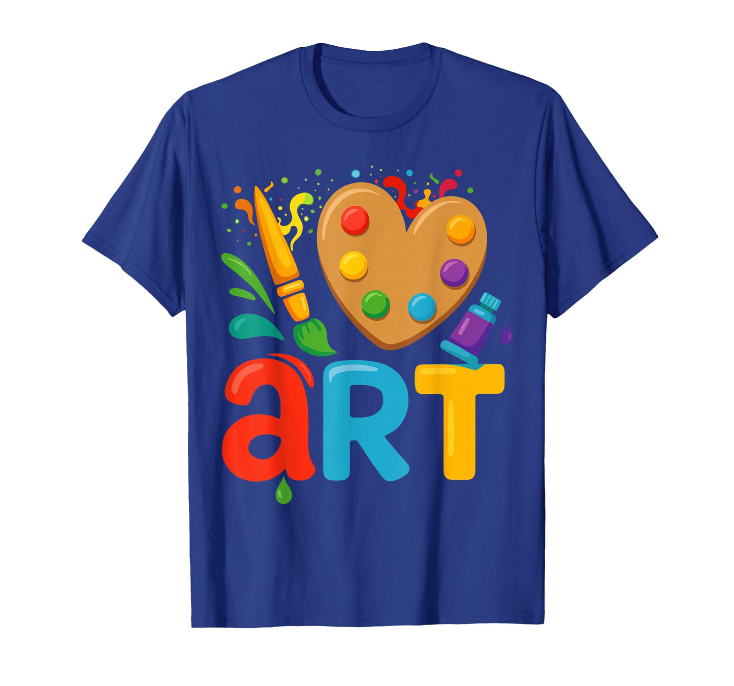 Colourful Art Painter Palette Kids & Teachers Tee T-Shirt