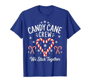 Candy Cane Crew we Stick Together Christmas T-Shirt