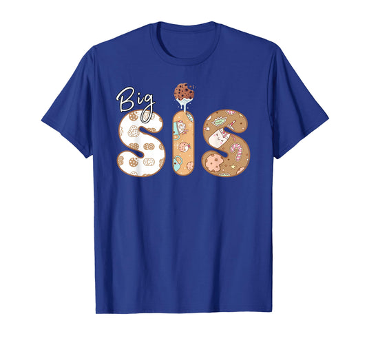 Cookies Big Sis 1st Birthday Milk Party Family Matching T-Shirt