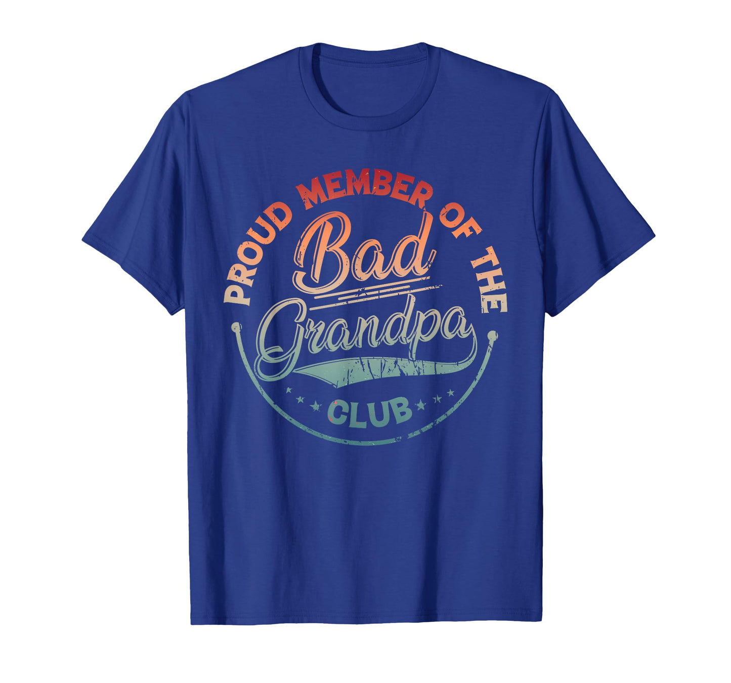 Proud MemberOf Grandpa Club Vintage Father's Day T-Shirt