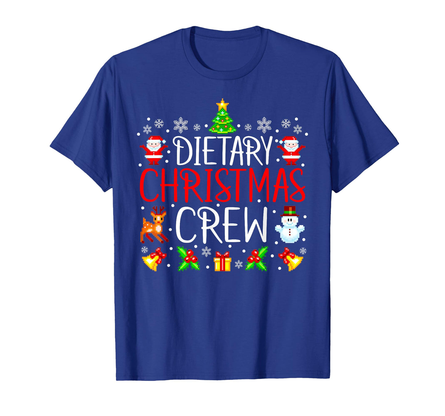 Dietary Christmas Crew Matching Xmas T-Shirt