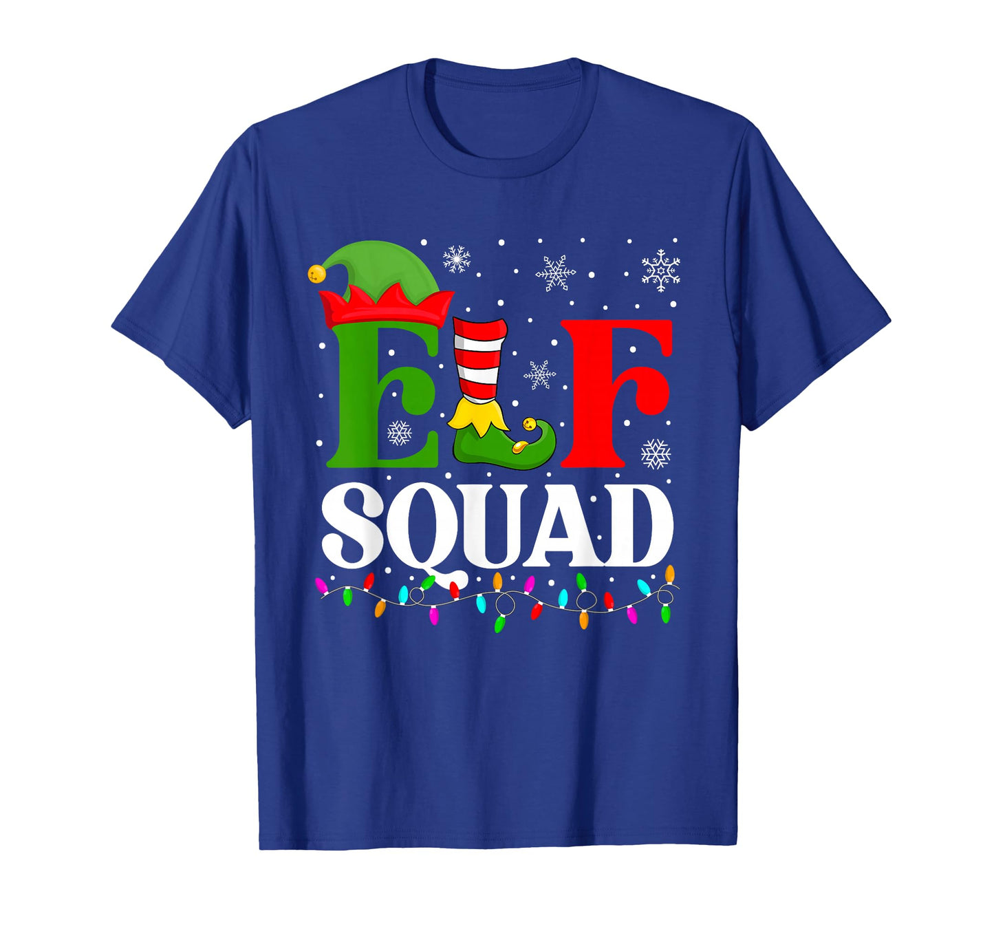 Christmas Elf Squad Shirts Xmas Matching Pajamas Men Women T-Shirt